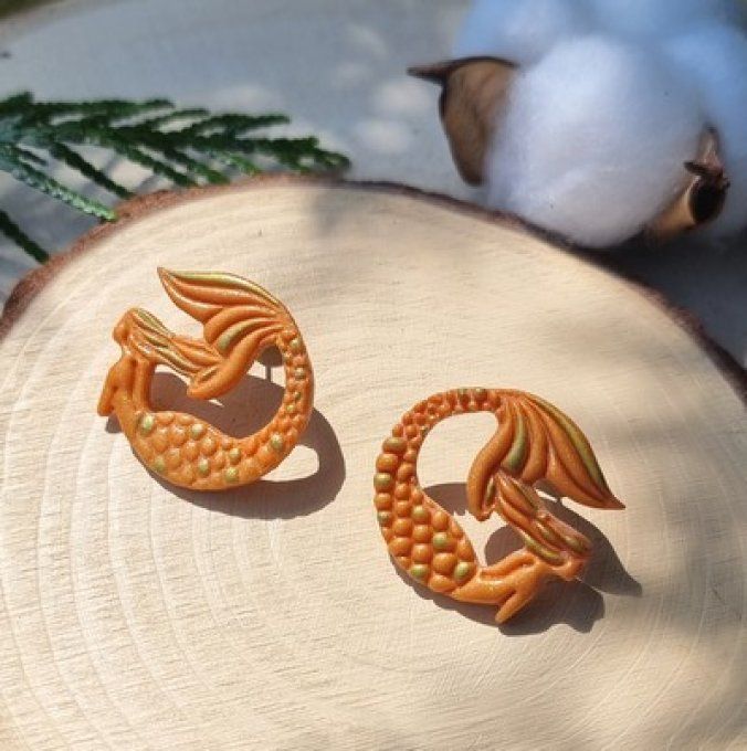 Boucles d'oreilles "Sirène"