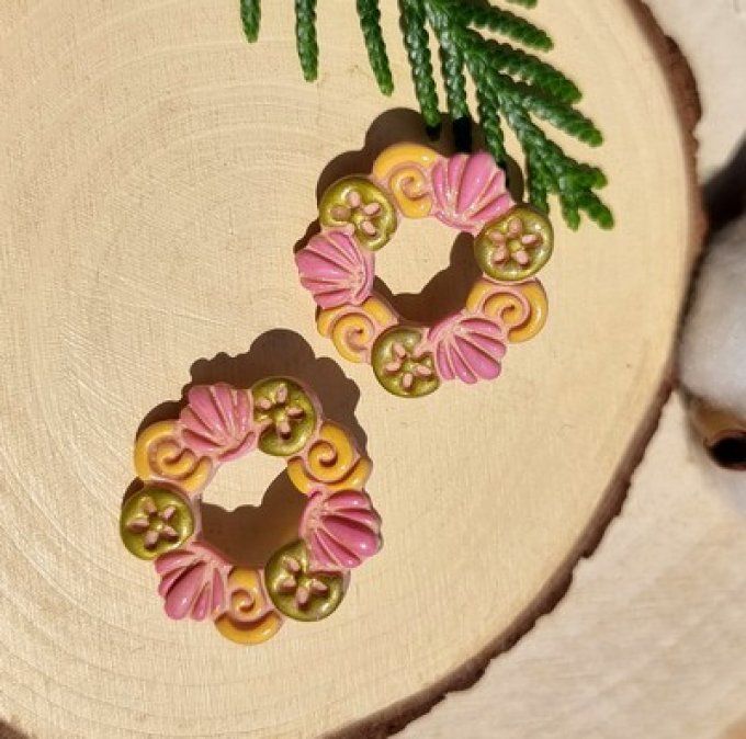 Boucles d'oreilles "Coquillages"