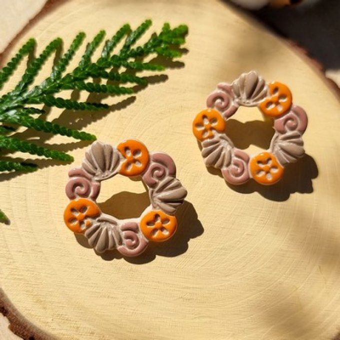 Boucles d'oreilles "Coquillages"