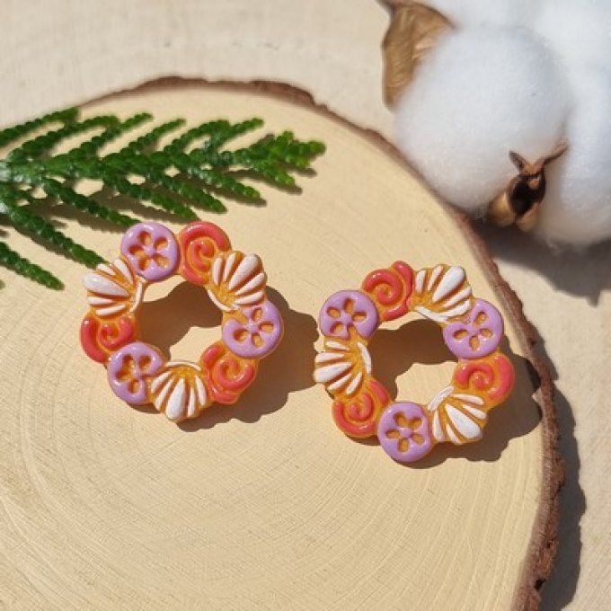 Boucles d'oreilles "Coquillages"